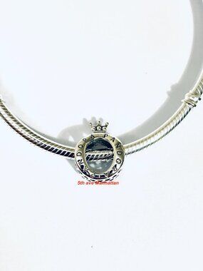 Authentic Pandora Crown O Charm
